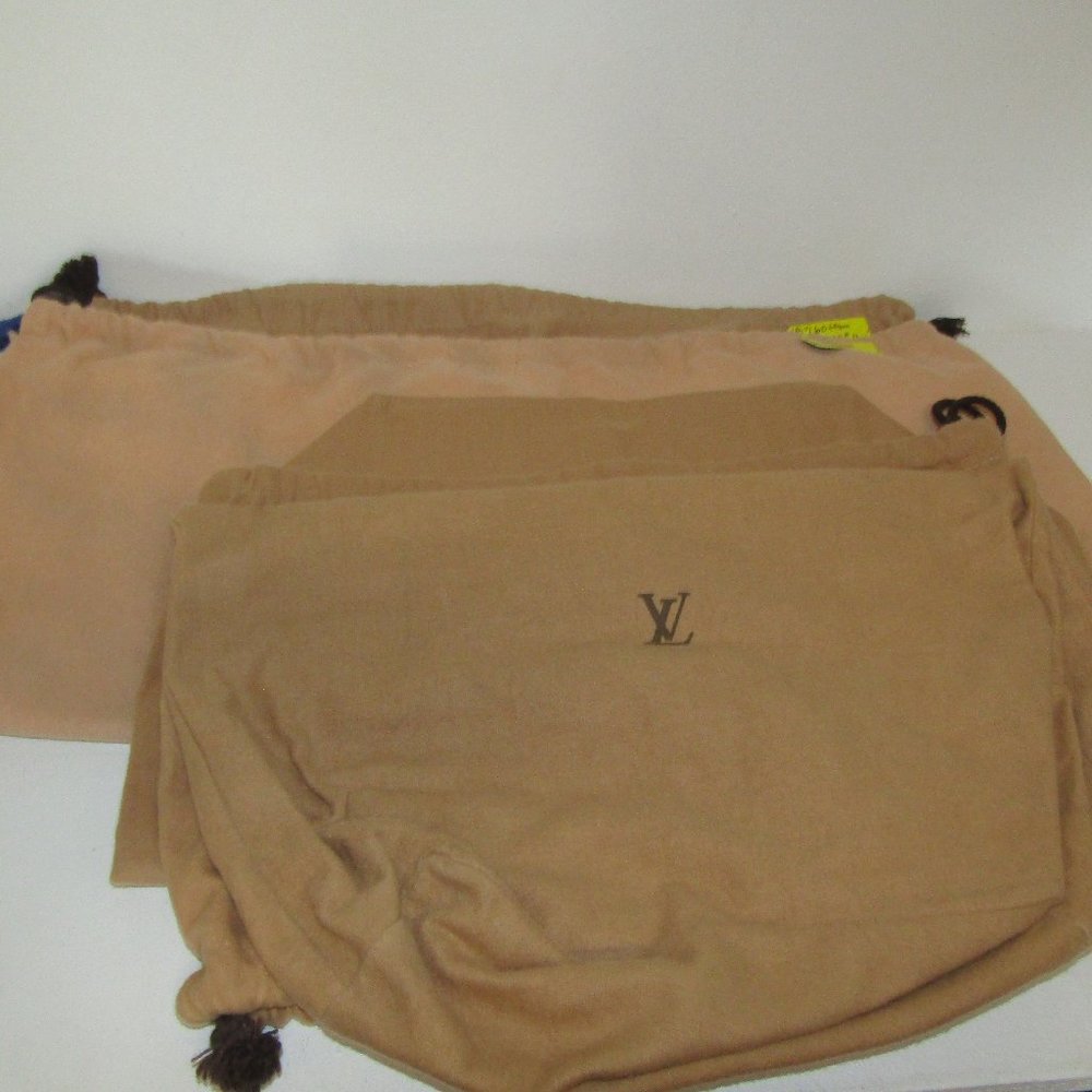 #4 LV BROWN DRAWSTRING DUST BAG